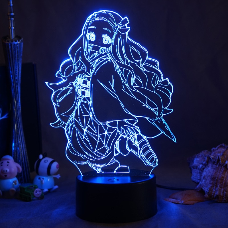 Demon Slayer Anime Tanjiro Lamp Setup