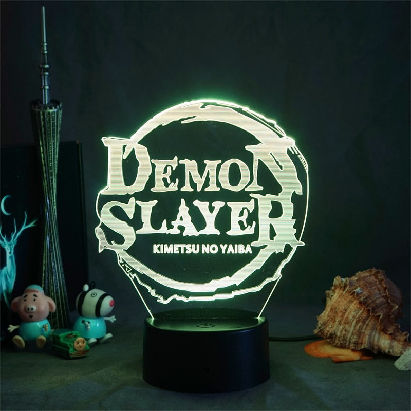 Anime Demon Slayer Acrylic Led