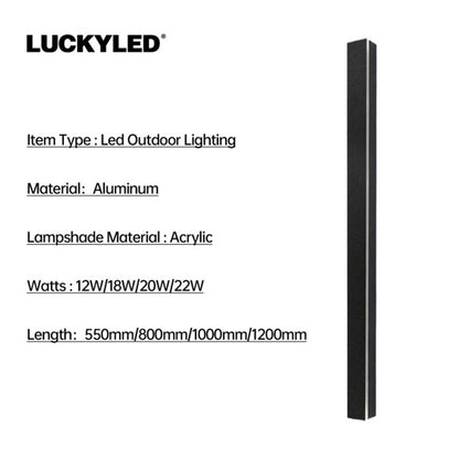 Modern Led Wall Light Waterproof