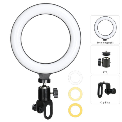 Ring Light LED Lamp With Clip On