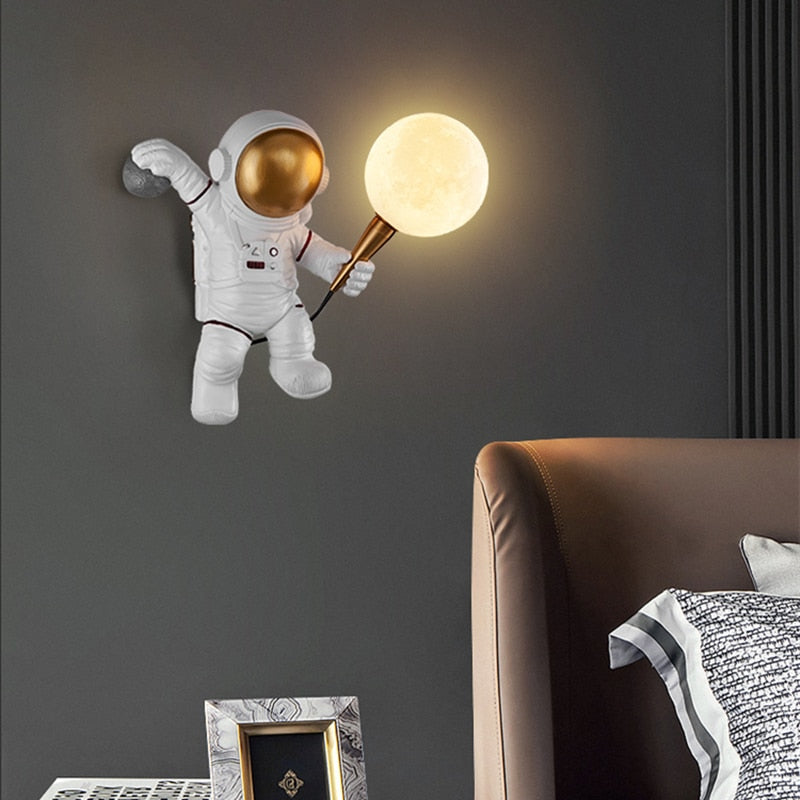 LED personality astronaut moon