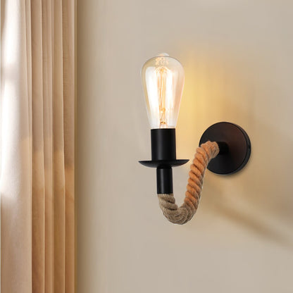 Hemp Rope Sconce Wall Lights