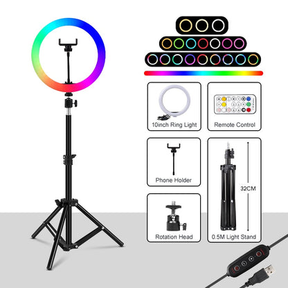 Dimmable Ring Light Selfie LED Lamps