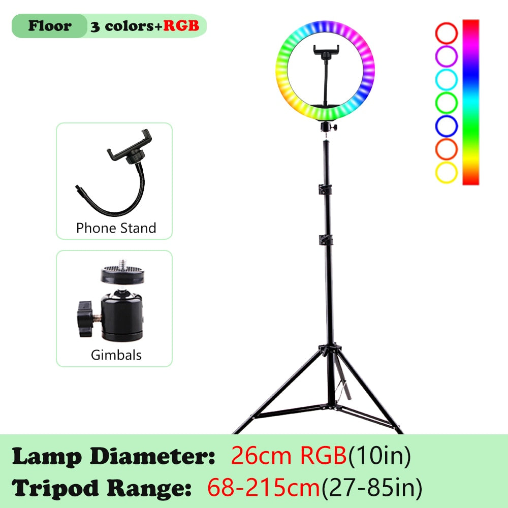 Selfie Ring Lamp Tripod Ring Light