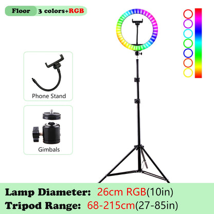 Selfie Ring Lamp Tripod Ring Light