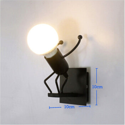 Nodic LED Wall Lamp American Industrial Style Iron