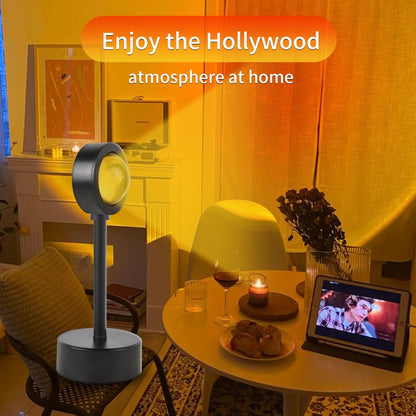 USB Sunset Lamp Sunset Projector Mood Light