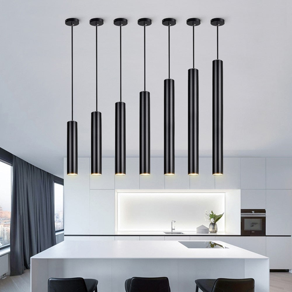 Dimmable LED Pendant Light Long Tube lamp