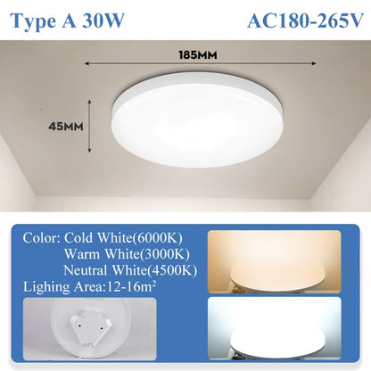 Ultra Thin Led Ceiling Lamp White