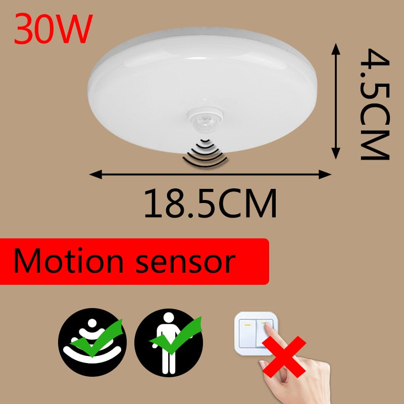 LED Ceiling Lights PIR Motion Sensor