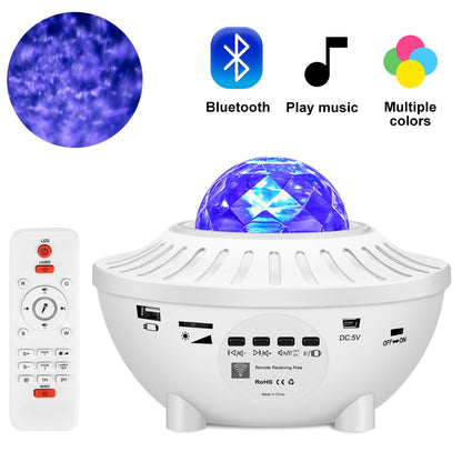 LED Star Projector Ocean Wave Night Lamp