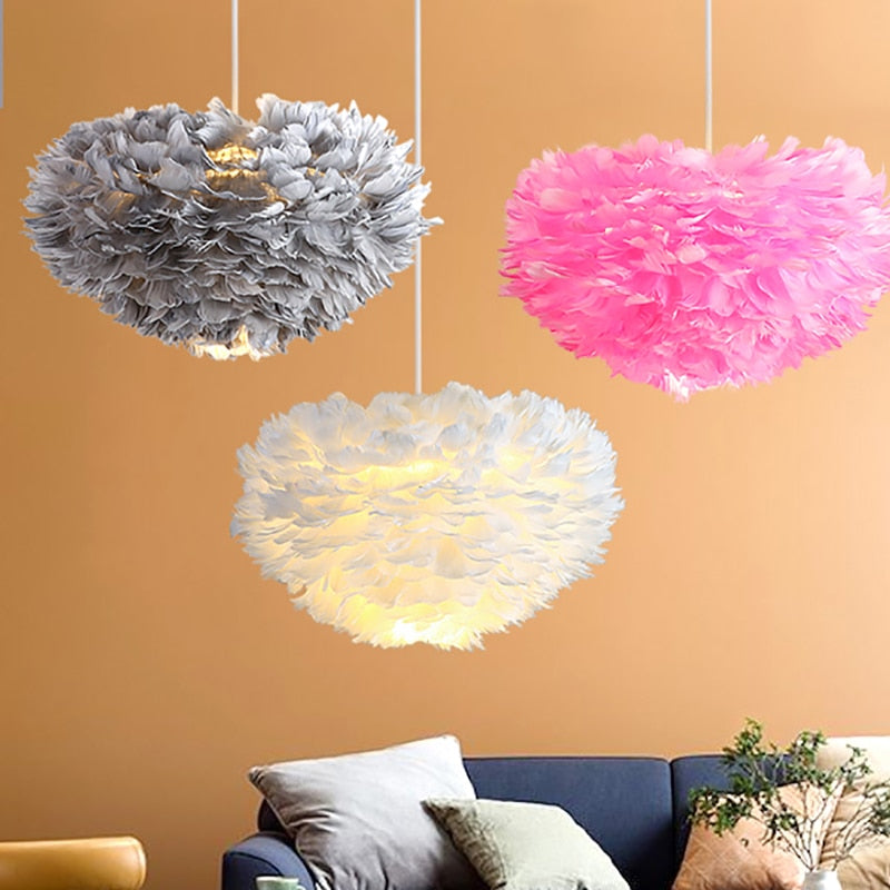 Feather Chandelier Nordic Modern