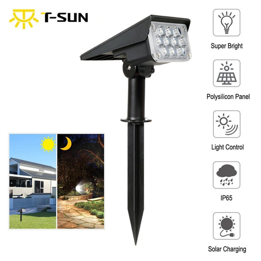 LED Adjustable Solar Spotlight