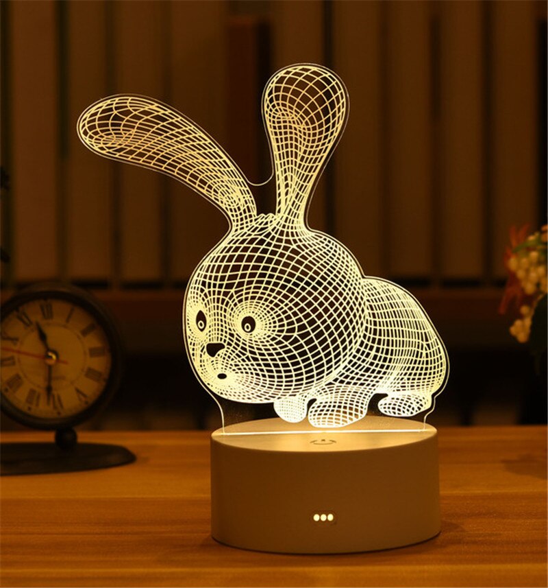 3D LED Night Lights Neon Lamp