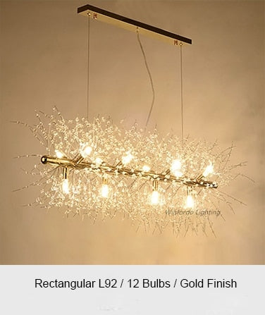 Crystal Dandelion Chandelier Lighting