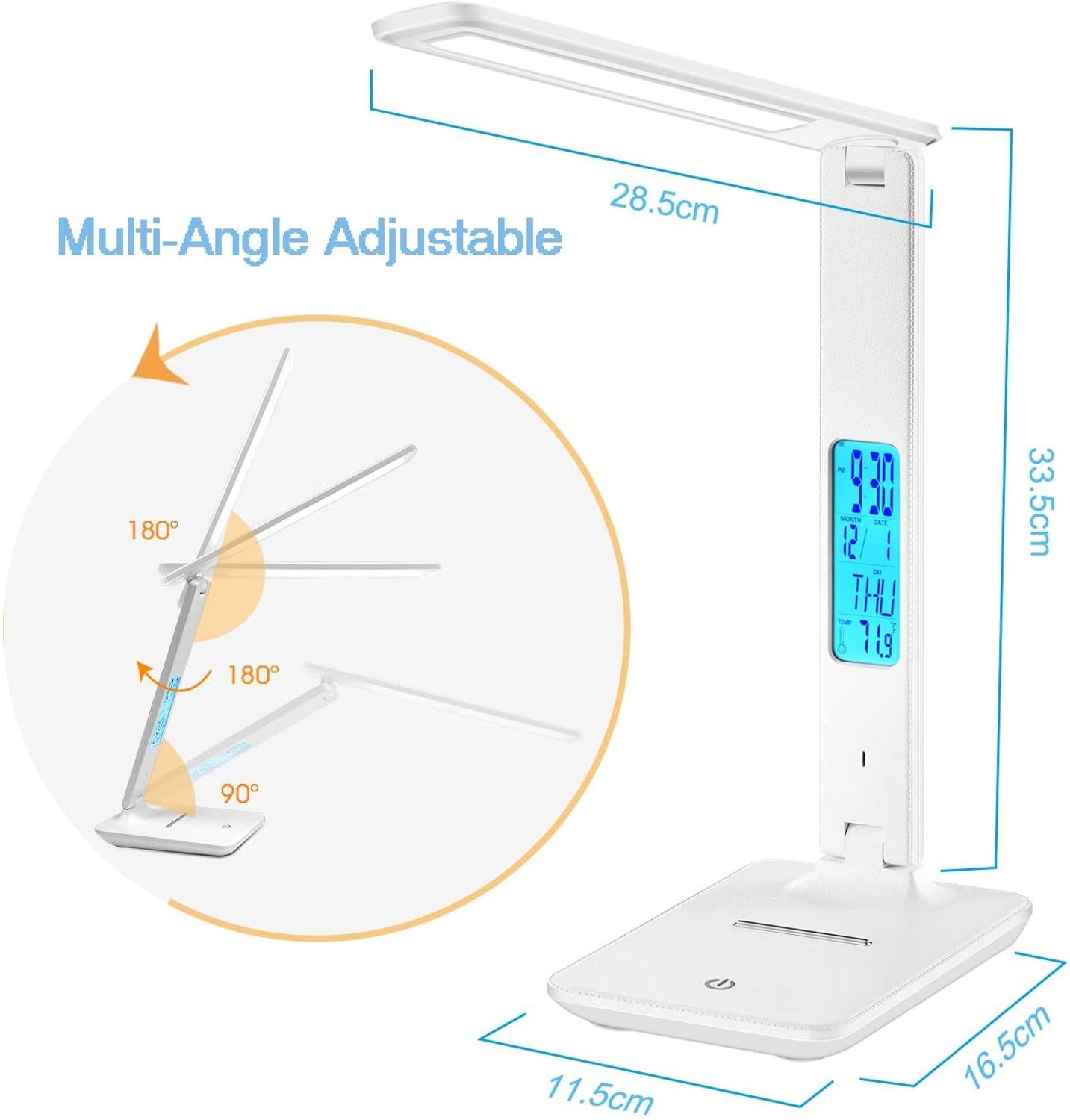 Led Office Desk Lamp Touch Dimmable Foldable