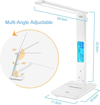 Led Office Desk Lamp Touch Dimmable Foldable