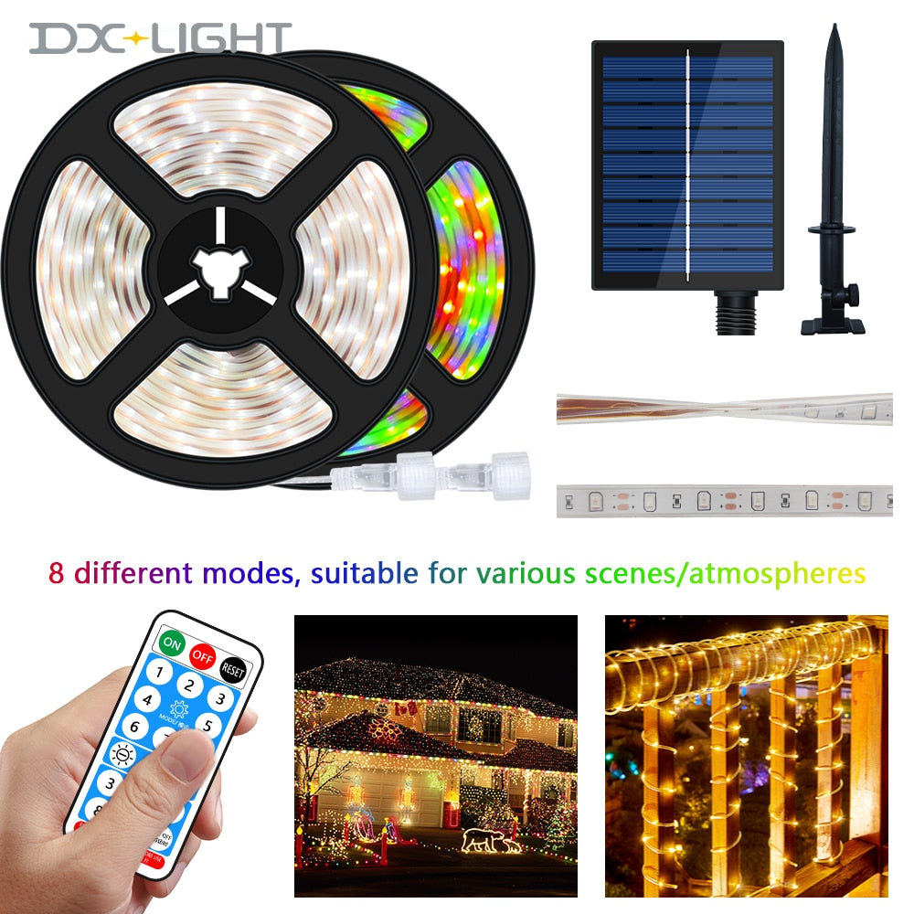 Solar Led Light Strip Outdoor Lights