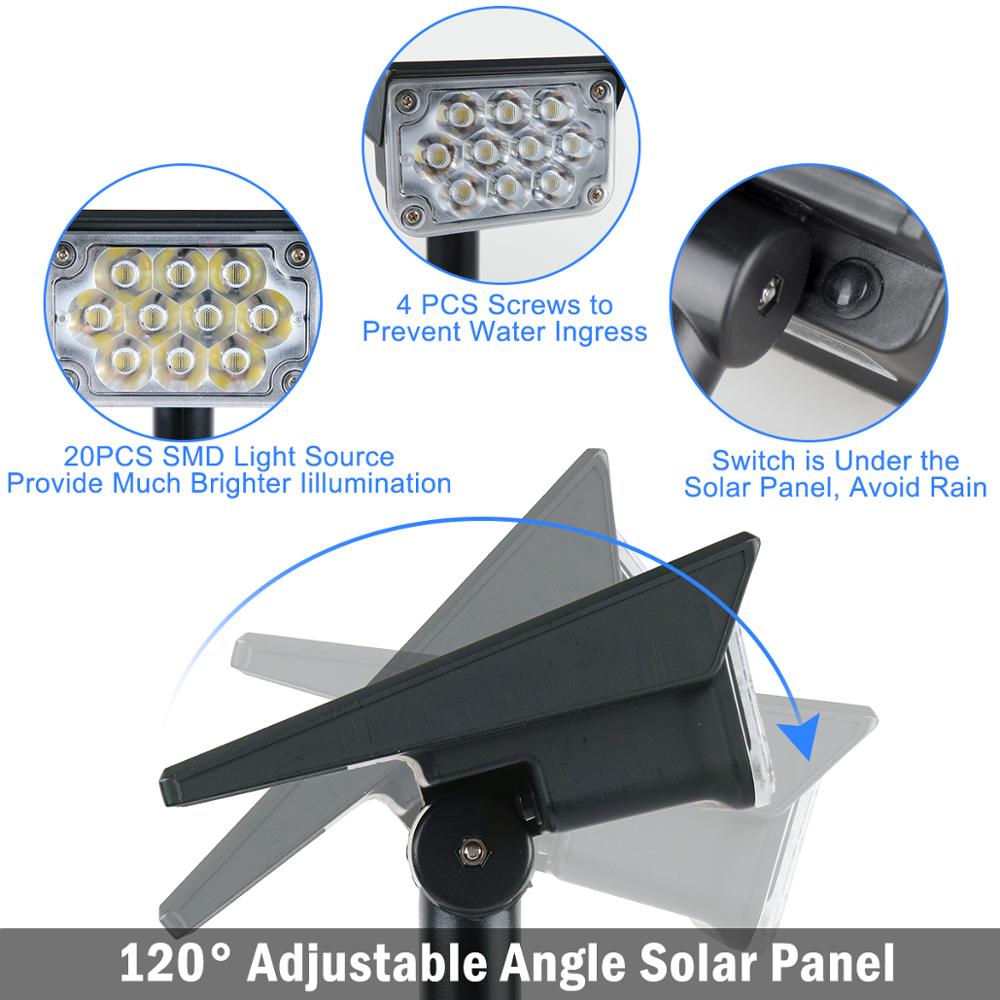 LED Solar Garden Light Waterproof