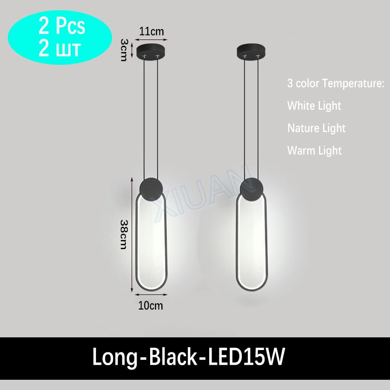 Long Wire Dimmable LED High Ceiling Hanging Light