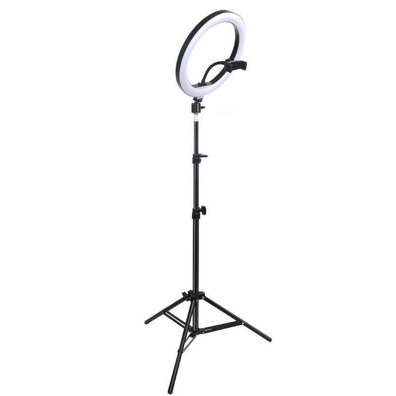 Dimmable LED Selfie Ring Light with Stand