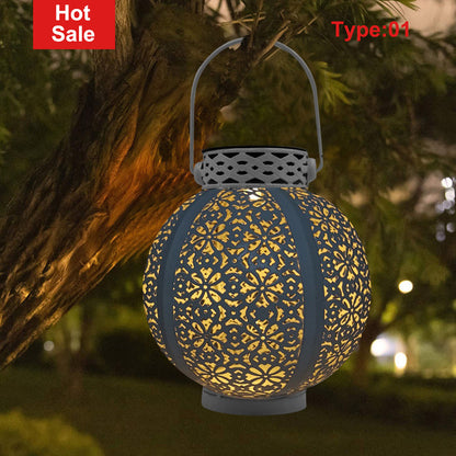 Waterproof Solar Lamp Retro Lantern