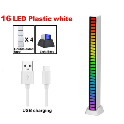 LED Pickup Light RGB Sound Control Symphony Lamp