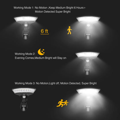 Outdoor solar light PIR motion sensor