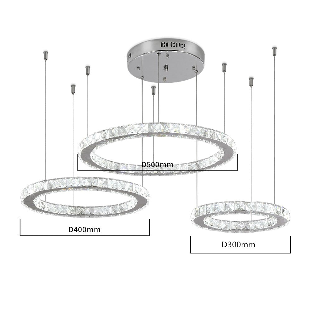 Crystal Led Chandelier Lights Home