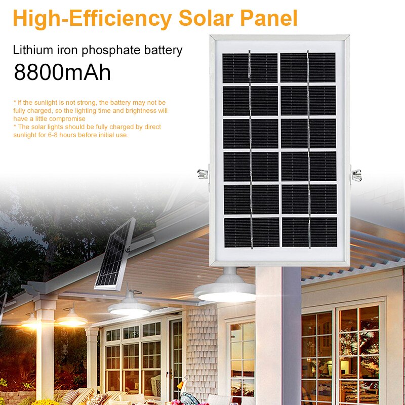 Solar Outdoor Light Double Head