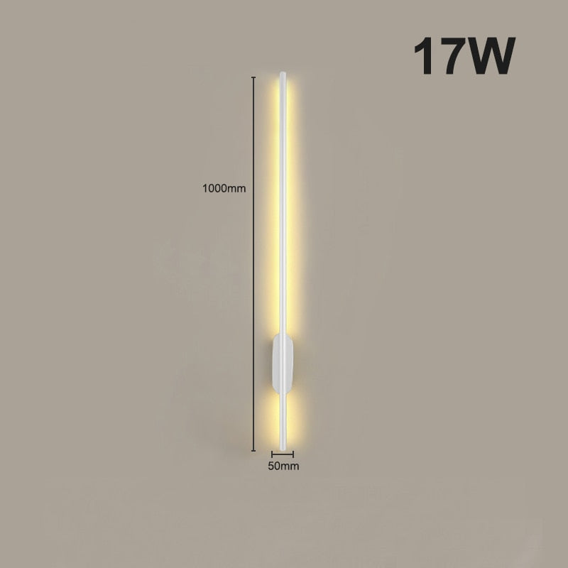 Led Wall Lamp Long Wall Light Decor