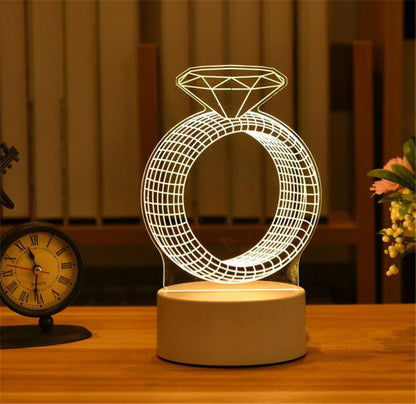 3D LED Night Lights Neon Lamp