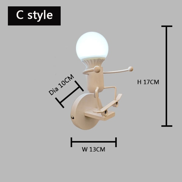 simplicity man wall light balcony aisle Wall Lamp