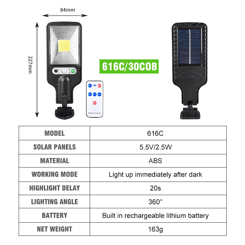 Outdoor Courtyard Sensor Street Light