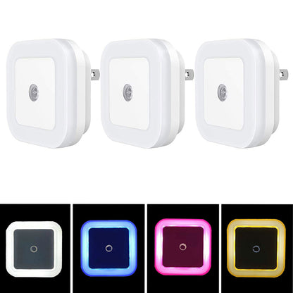 Dusk to Dawn Sensor Wall Nights Lamp Square