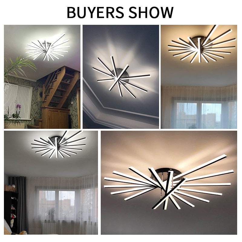 Modern LED Chandeliers Indoor Lighting