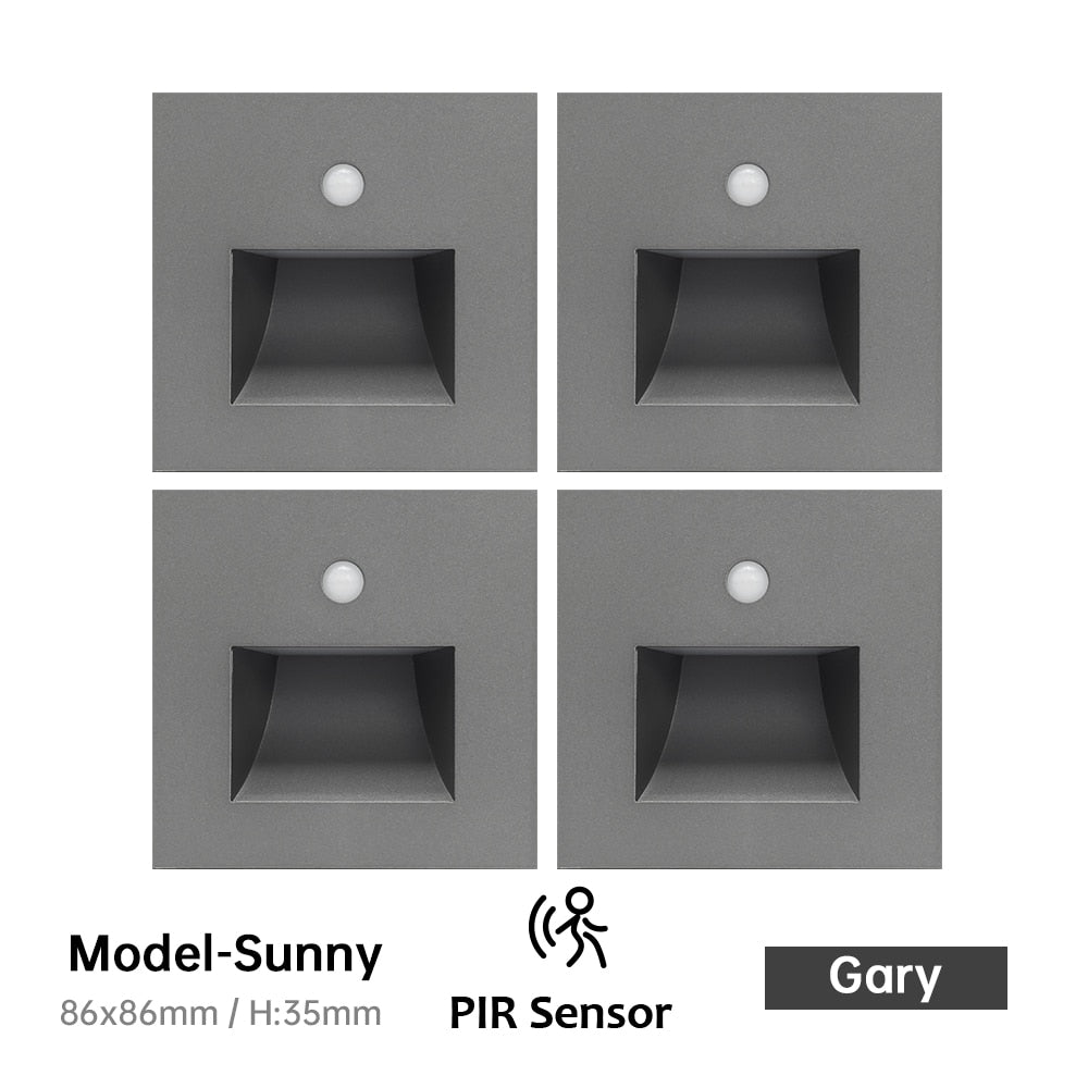 Recessed Wall Light Led Sensor Light