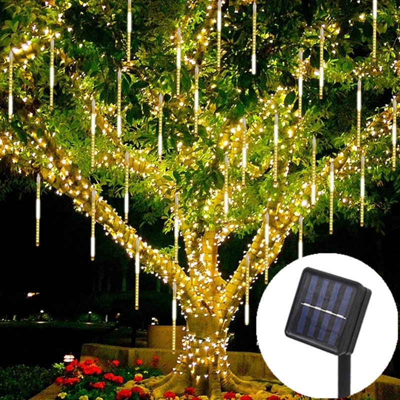 Solar Light Outdoor Led Meteor Shower Rain