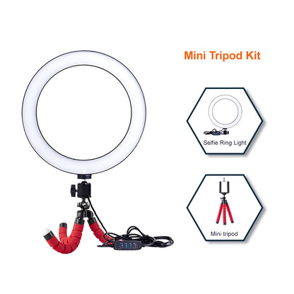 Ring Lamp with tripod Dimmable Selfie