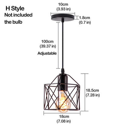 Retro Industrial Pendant Light Nordic