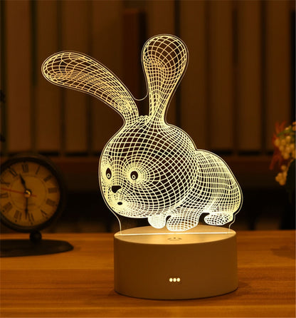 Lamp Acrylic LED Night Lights Decoration