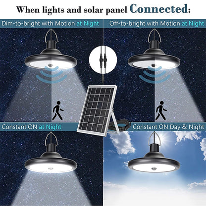 Solar Outdoor Light Double Head