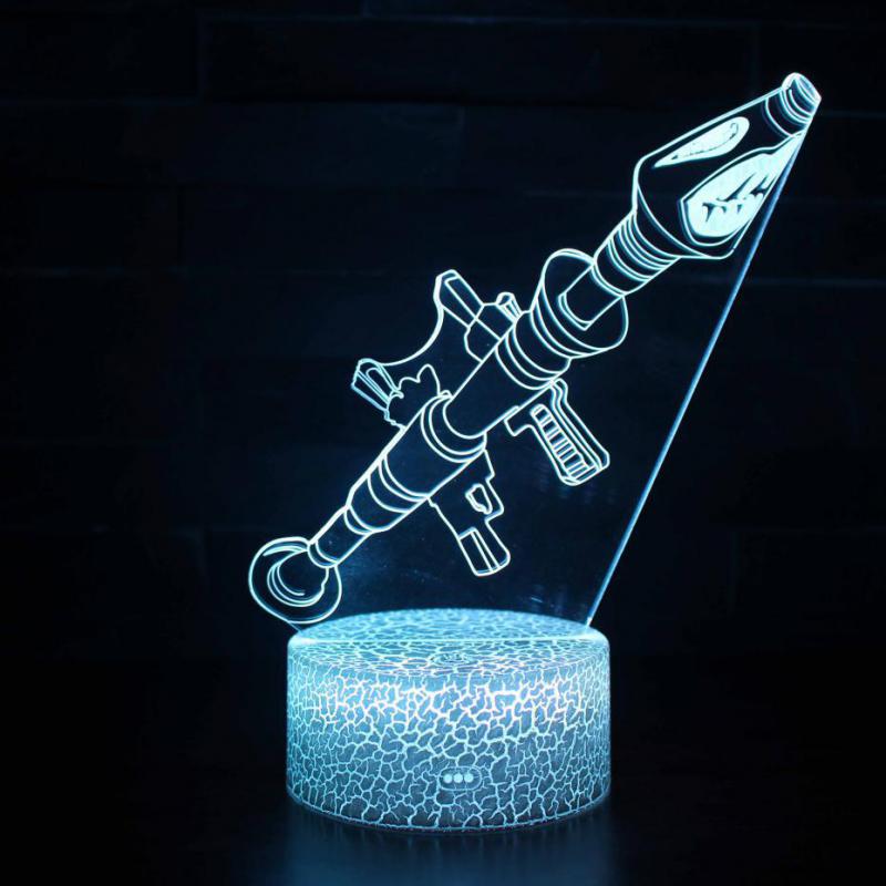 Rifle RGB Night Lights Gamer Decoration