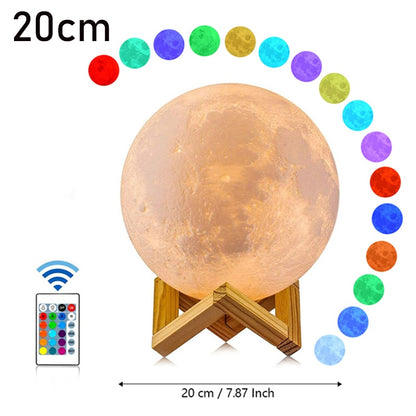 Moon Lamp USB Rechargeable Touch