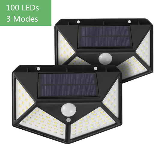 LED Solar Wall Lamp PIR Motion Sensor