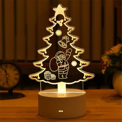 Lamp Acrylic LED Night Lights Decoration