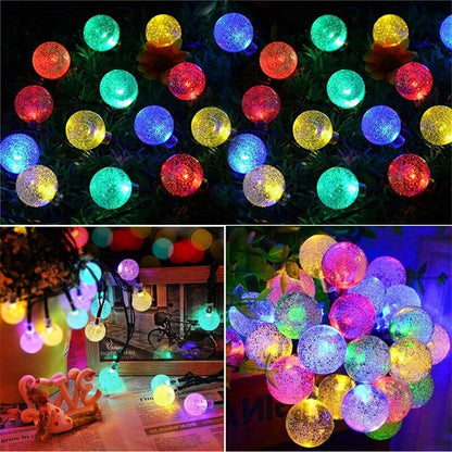 Solar String Lights Outdoor Decor