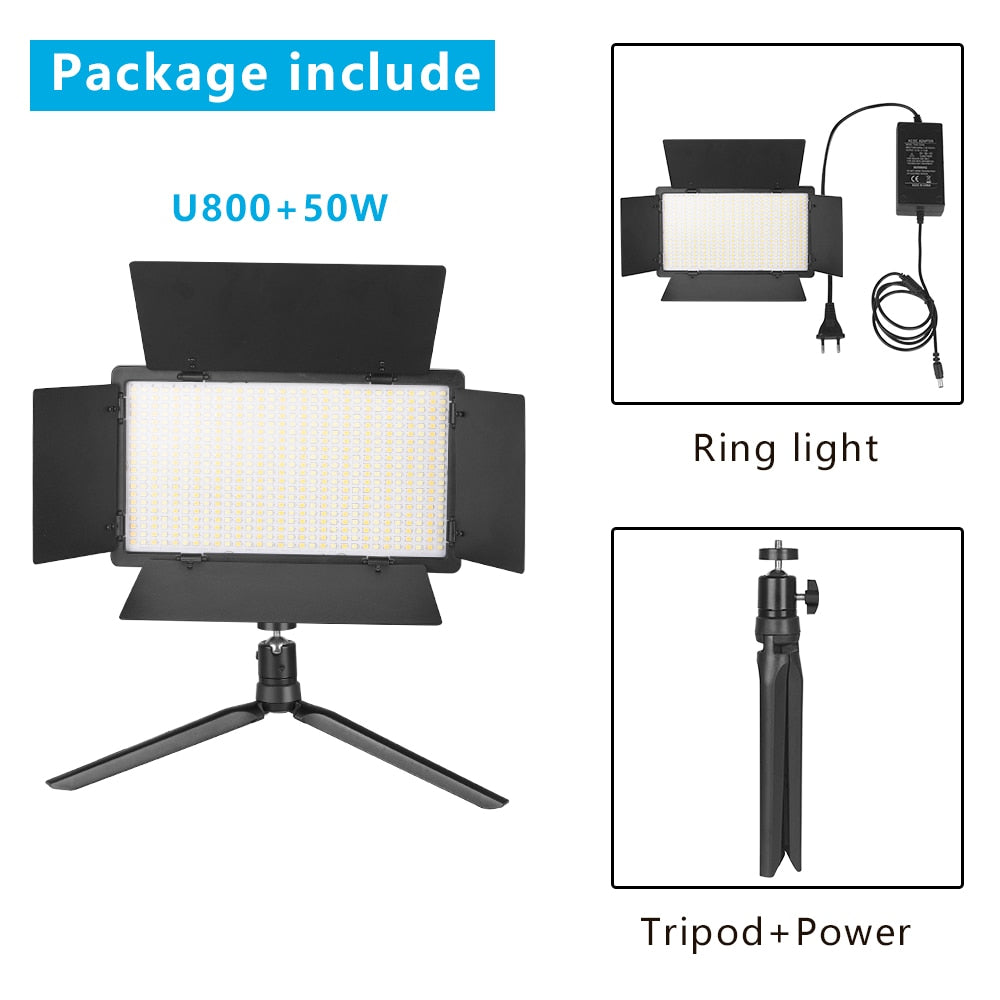 Portable Video Recording Photography Panel Lamp