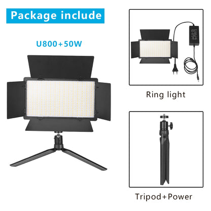 Portable Video Recording Photography Panel Lamp