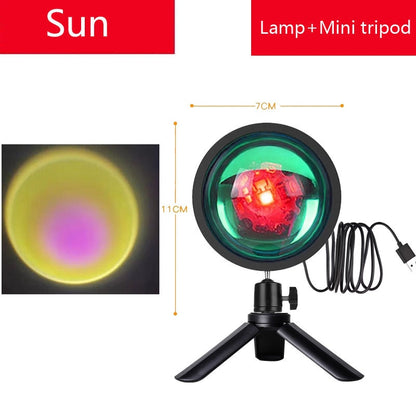 Sunset Lamp Projector Led Night Light